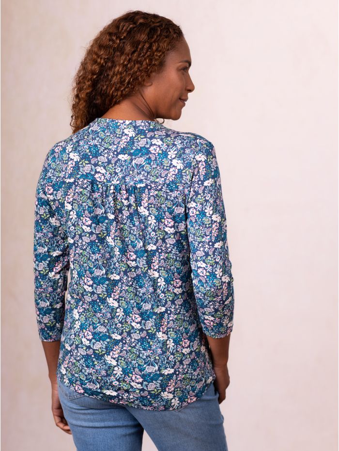 Harmony Jersey Top in Blue