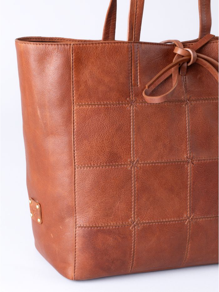 Patterdale Leather Tote Bag in Brown