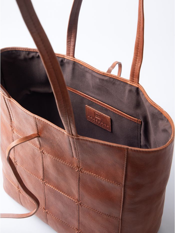Patterdale Leather Tote Bag in Brown
