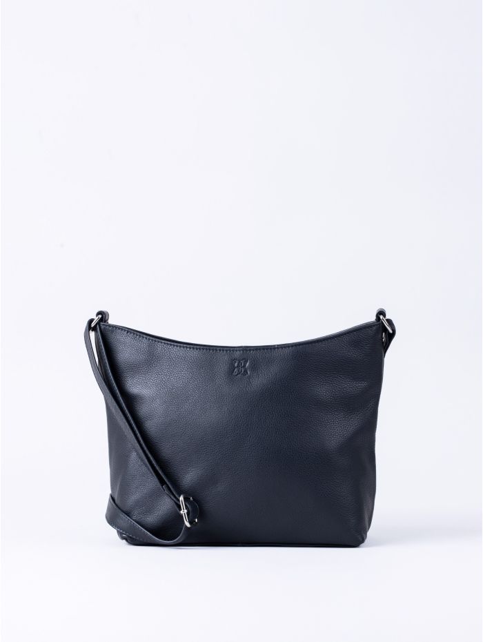 Grasmere Leather Cross Body Bag in Navy | Lakeland Leather
