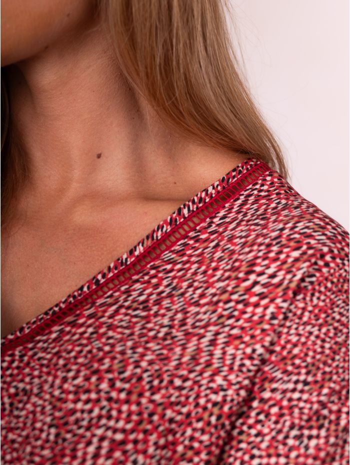 Lynsey Blouse in Red