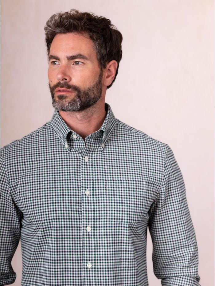Ambleside Cotton Shirt in Green