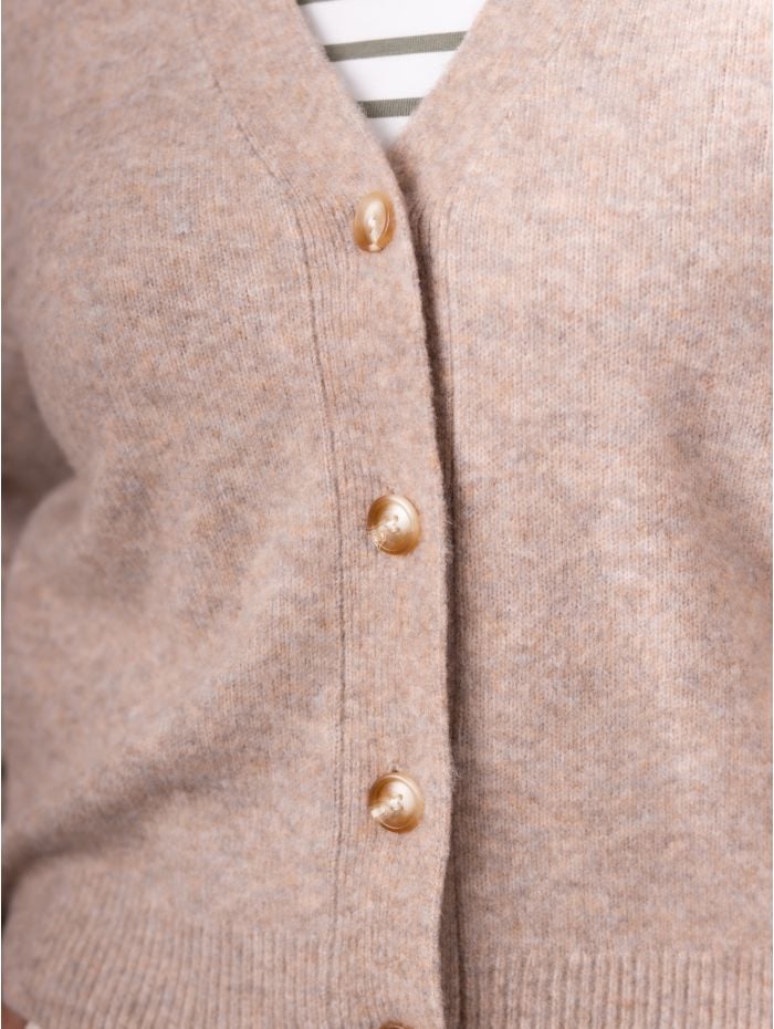 Juniper Wool Blend Cardigan in Oatmeal