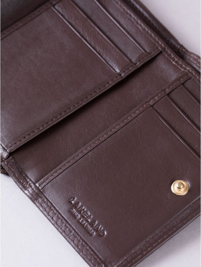 Small Leather Purse in Brown
