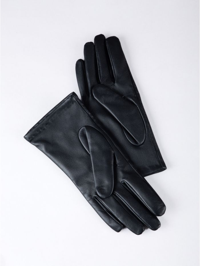 Becky II Leather Gloves in Black