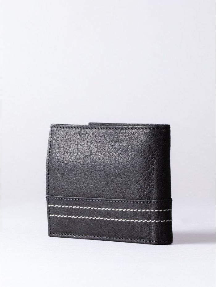 Keswick Leather Wallet in Black
