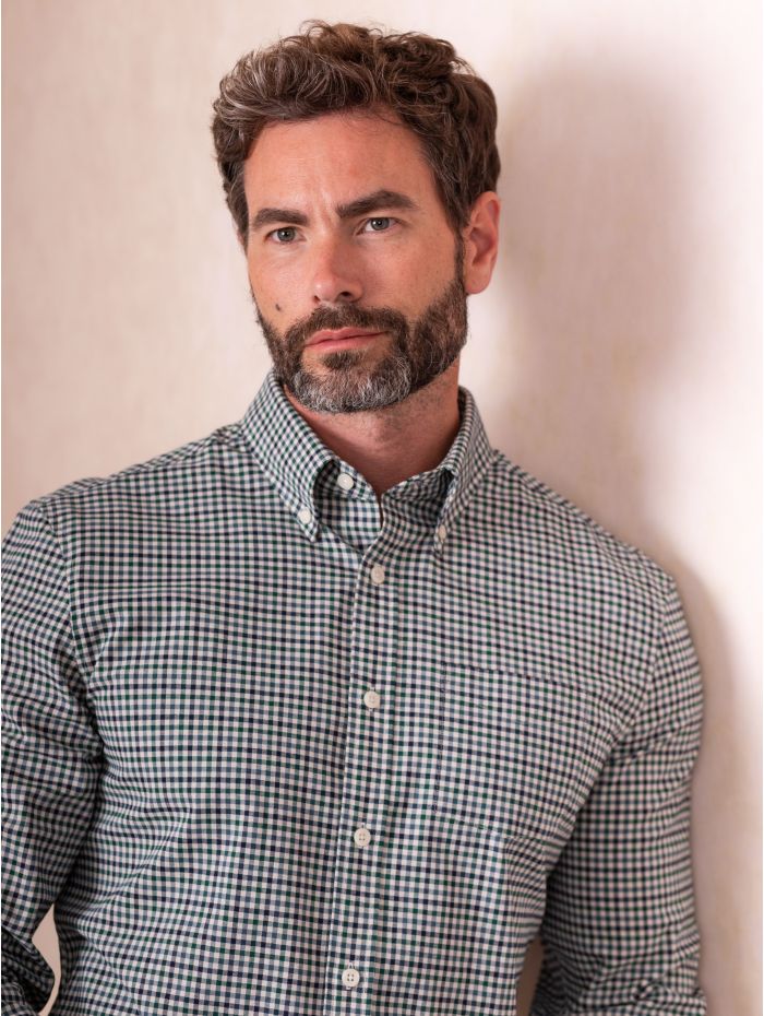 Ambleside Cotton Shirt in Green