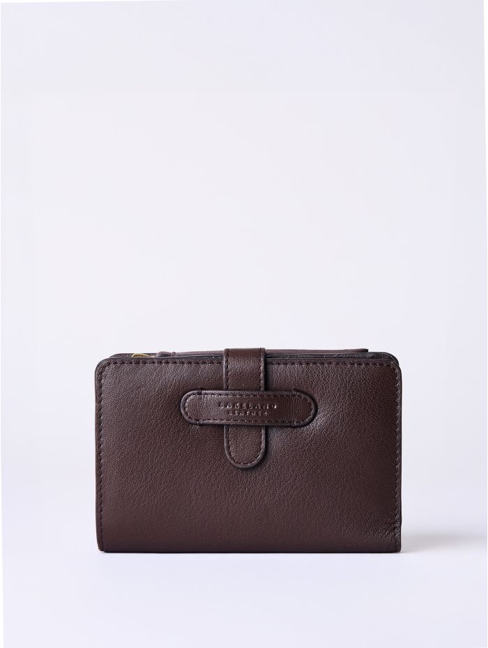 Newby Small Leather Purse in Chocolate