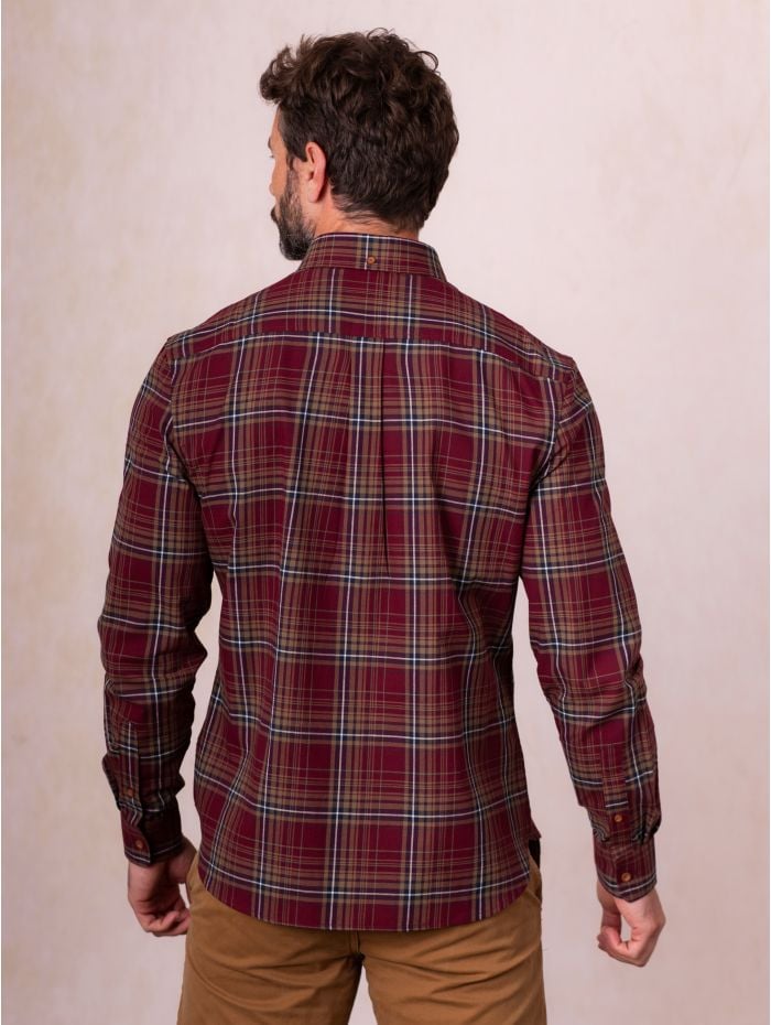 Ambleside Cotton Shirt in Orange