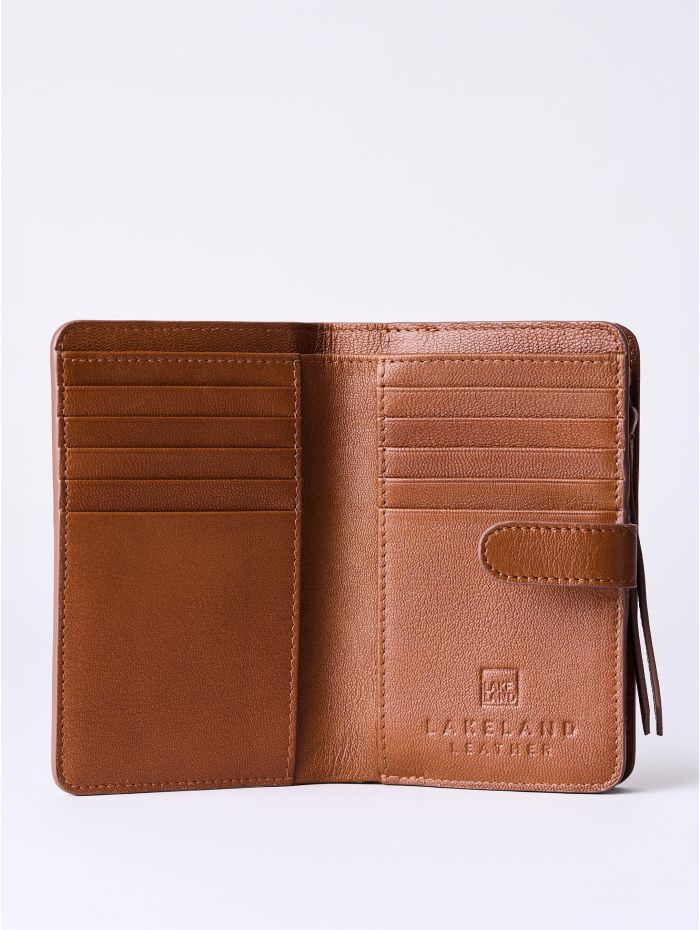 Newby Small Leather Purse In Tan