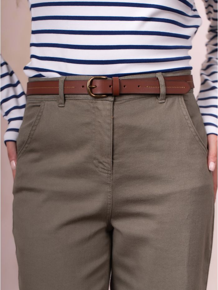Kendal Leather Belt in Tan