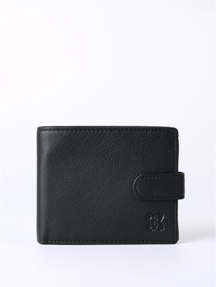 Burneside Leather Wallet in Black