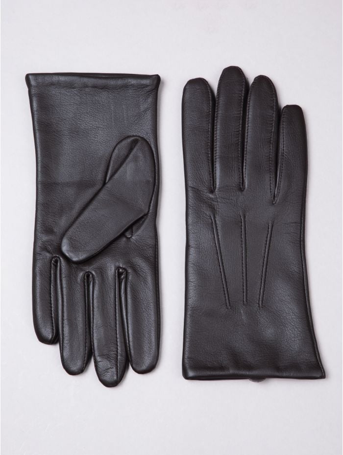 Becky II Leather Gloves in Chocolate Brown