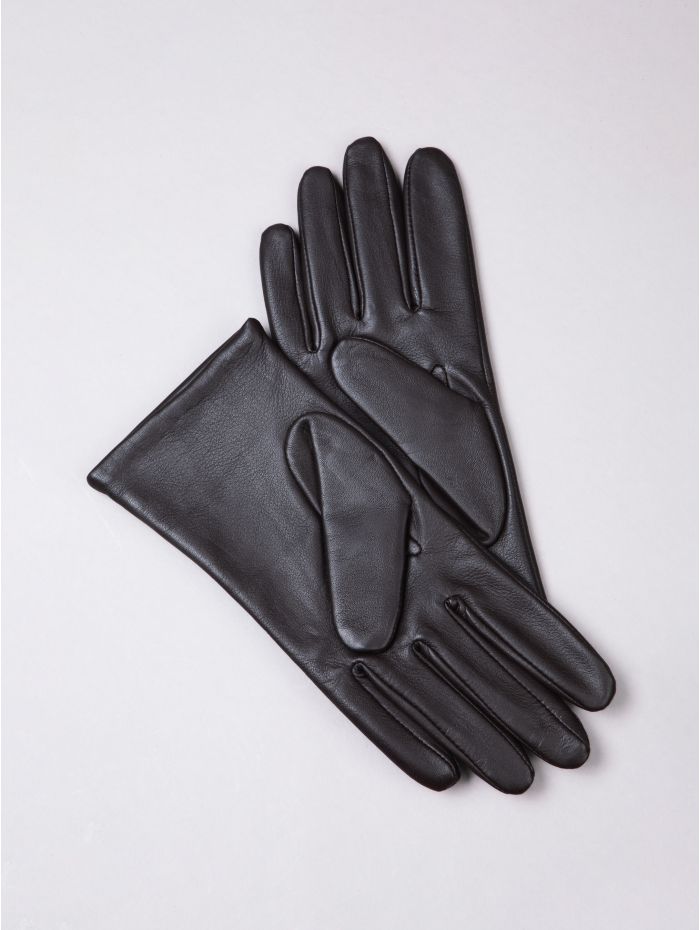 Becky II Leather Gloves in Chocolate Brown
