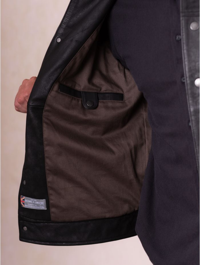 Endmoor Leather Jacket in Black