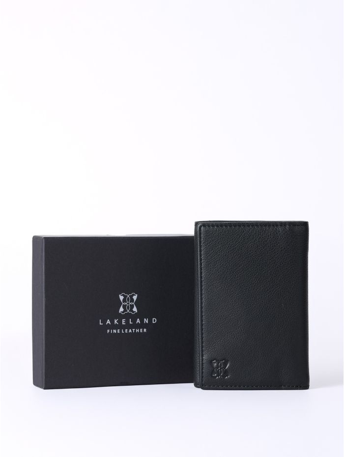 Bowston Tri-Fold Leather Wallet in Black