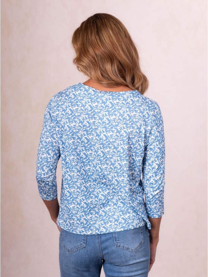 Sapphire Jersey Top in Blue
