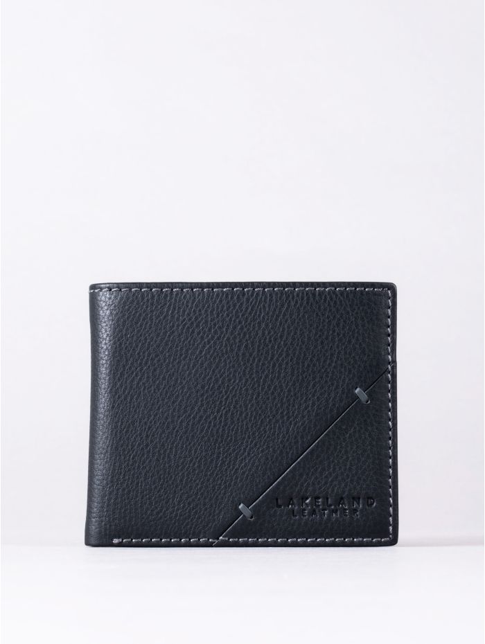 Allerdale Leather Bi-Fold Wallet in Black