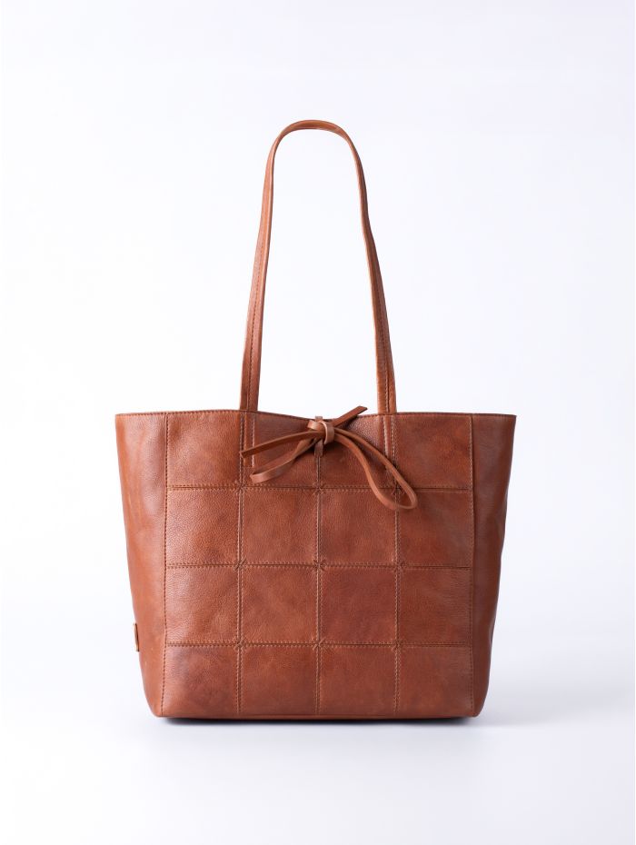 Patterdale Leather Tote Bag in Brown