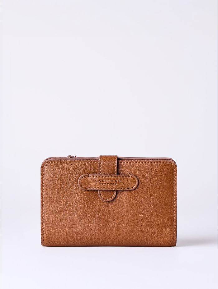 Newby Small Leather Purse In Tan