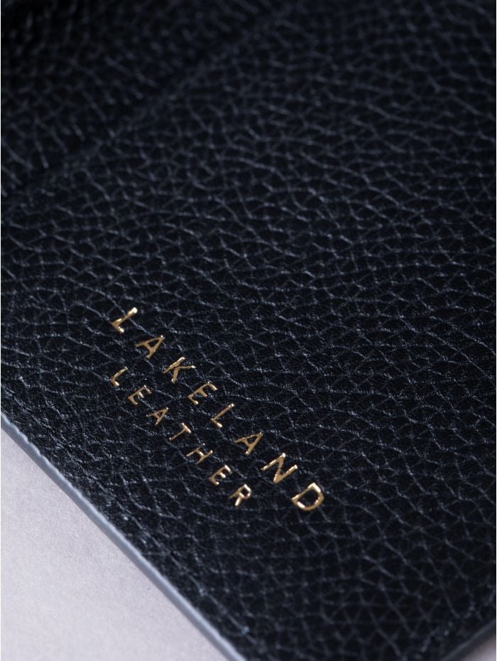 Newton Leather Purse in Black