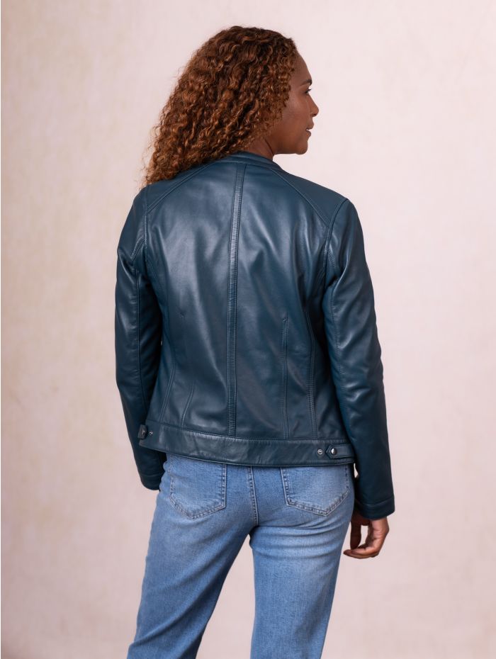 Threlkeld Leather Jacket in Balsalm