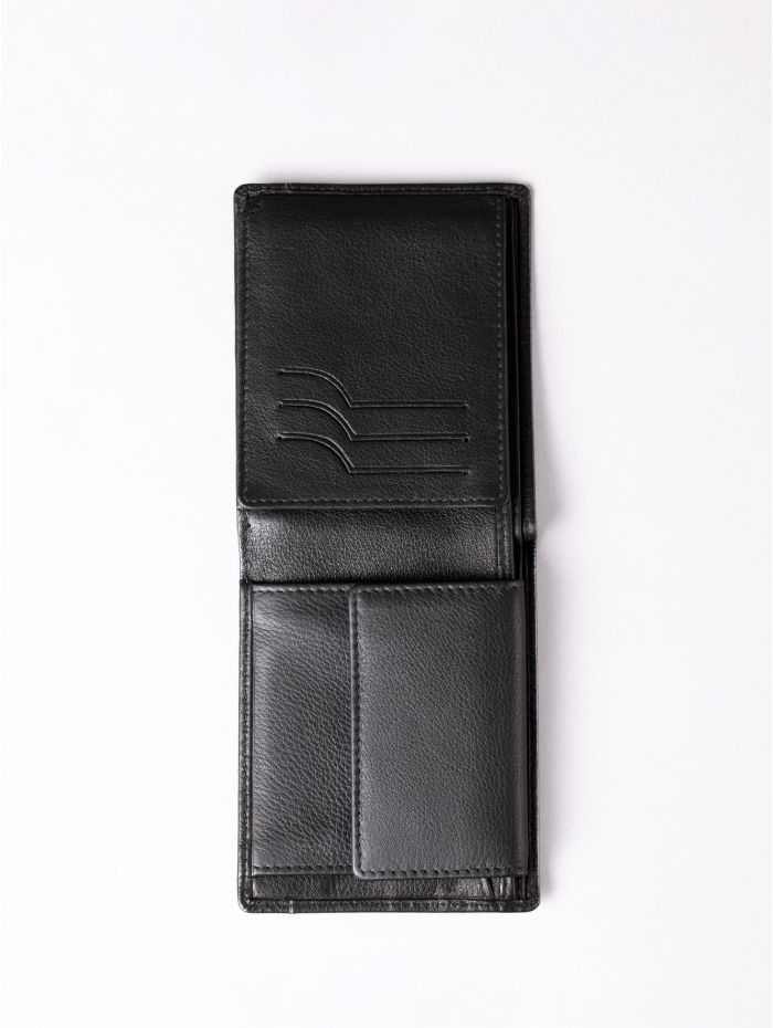 Explorer Leather Wallet in Black