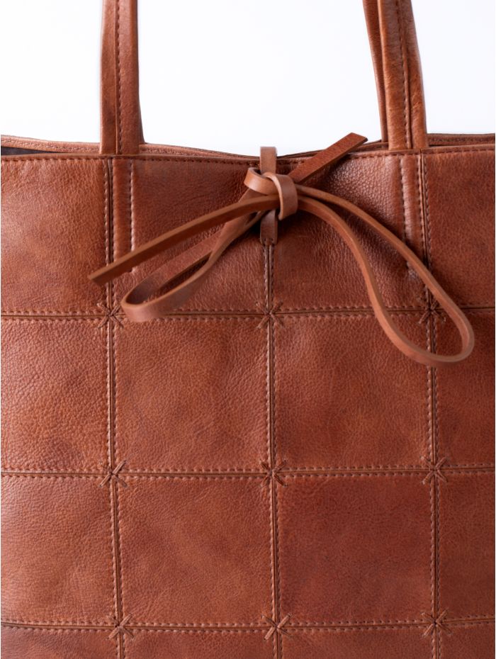 Patterdale Leather Tote Bag in Brown