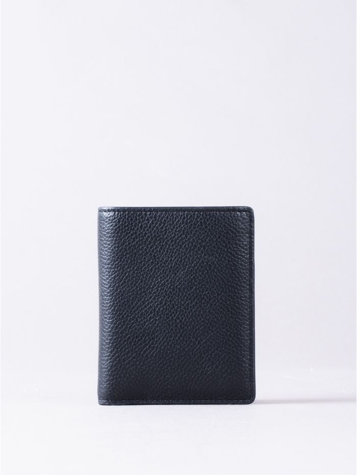 Newton Leather Purse in Black