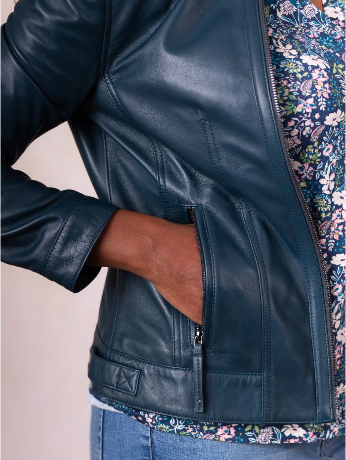 Threlkeld Leather Jacket in Balsalm