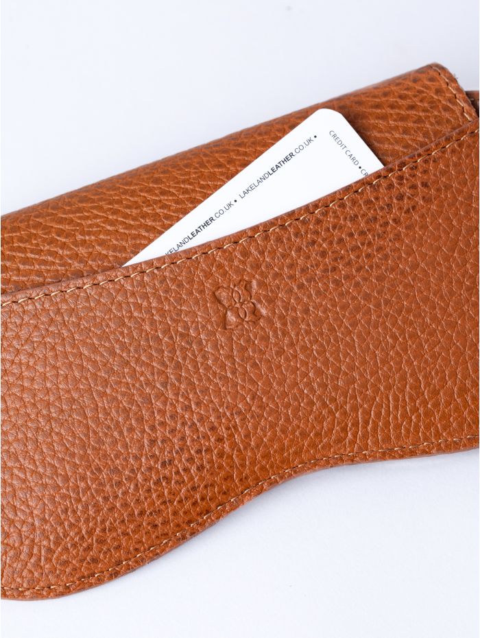 Tarraby Leather Glasses Case in Tan