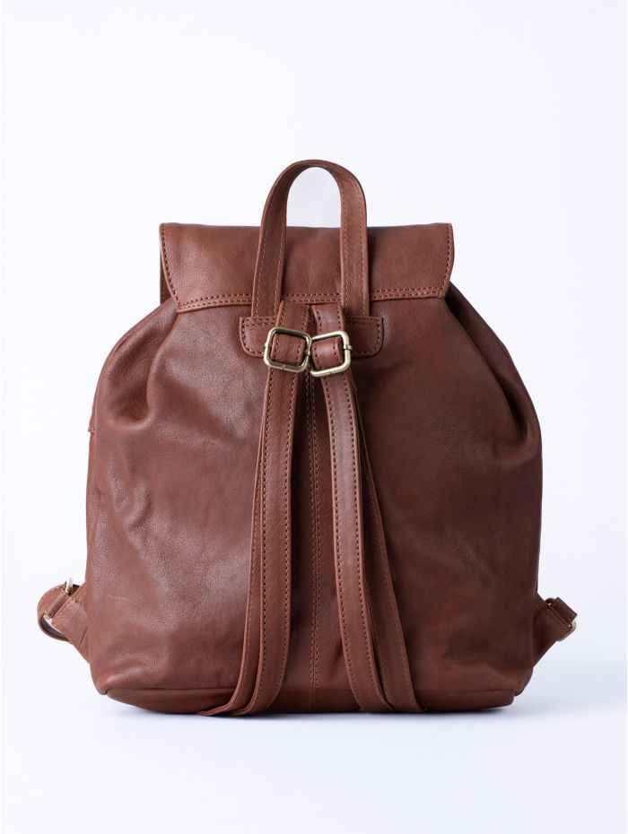Harstone Leather Backpack in Tan