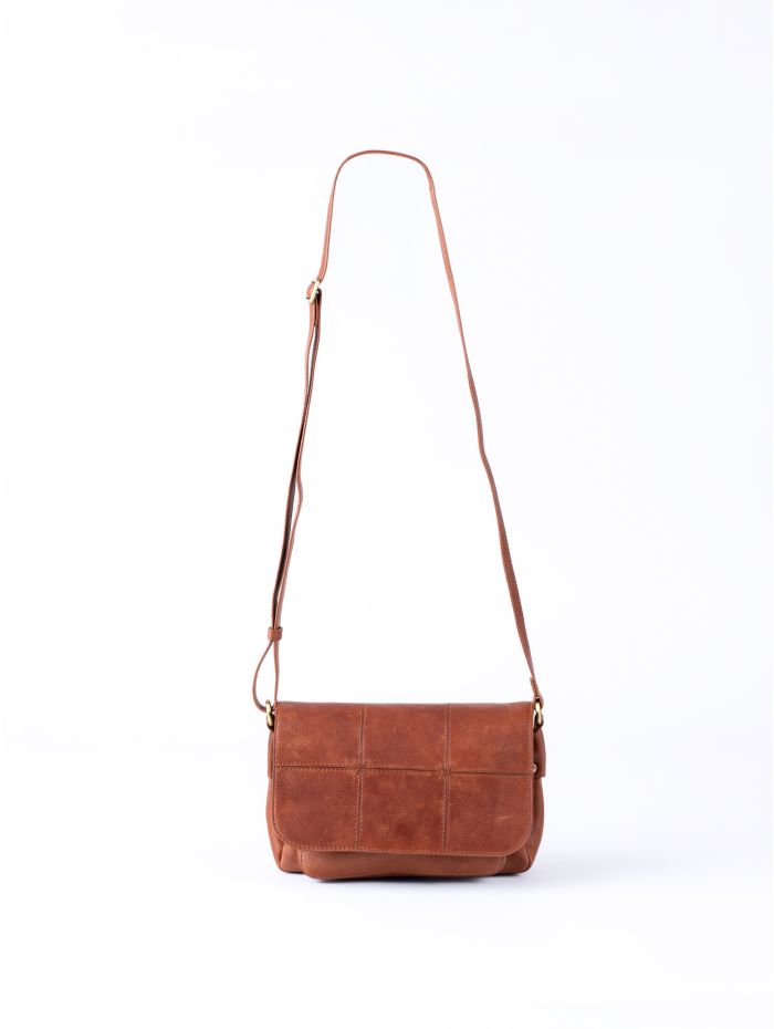 Patterdale Leather Cross Body Bag in Brown
