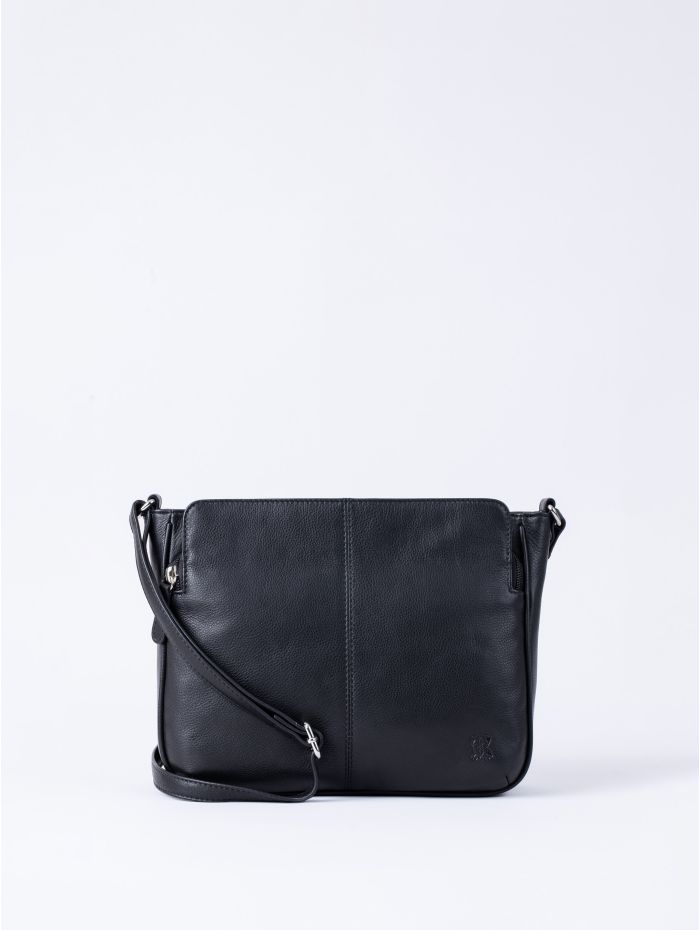 Ambleside Leather Cross Body Bag in Black | Lakeland Leather