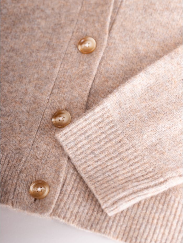 Juniper Wool Blend Cardigan in Oatmeal