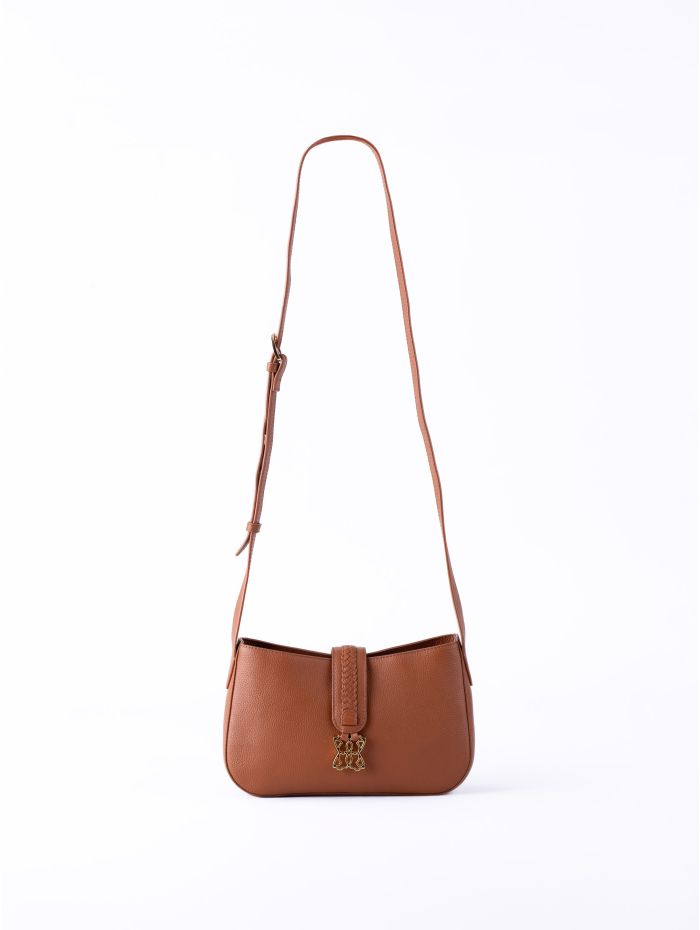 Dalston Leather Cross Body Bag in Tan