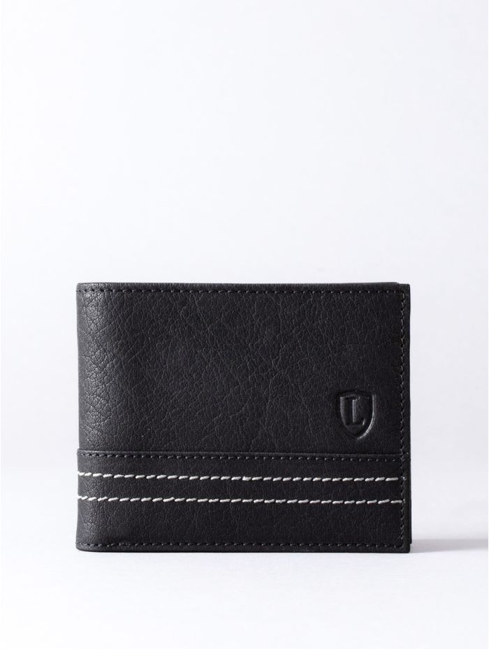 Keswick Leather Wallet in Black