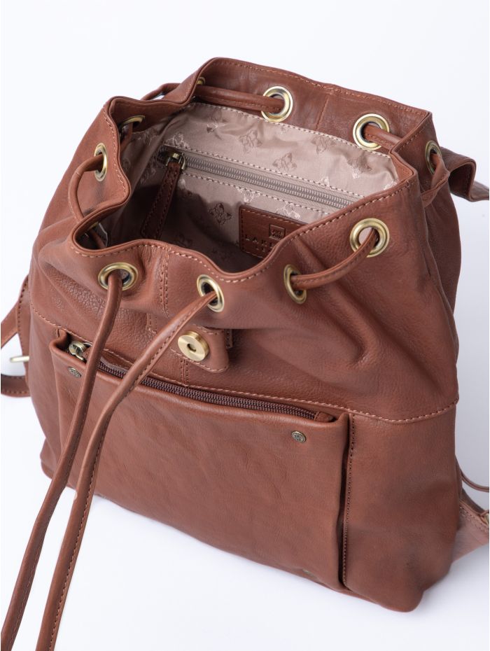 Harstone Leather Backpack in Tan