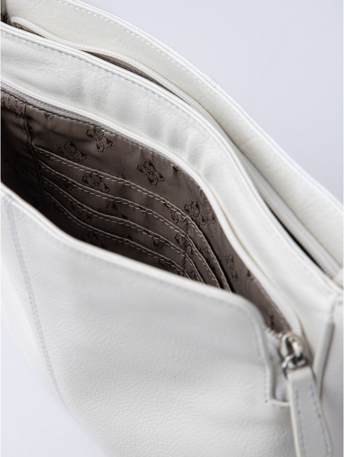 Ambleside Leather Cross Body Bag in White
