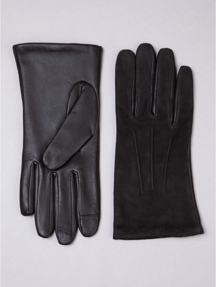 Hesket Suede Gloves in Chocolate Brown
