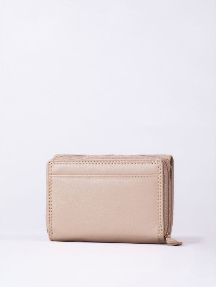 Small Leather Purse in Camel