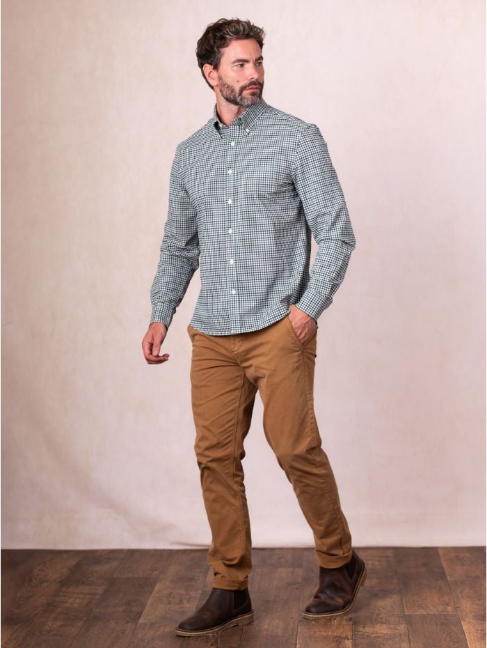 Ambleside Cotton Shirt in Green