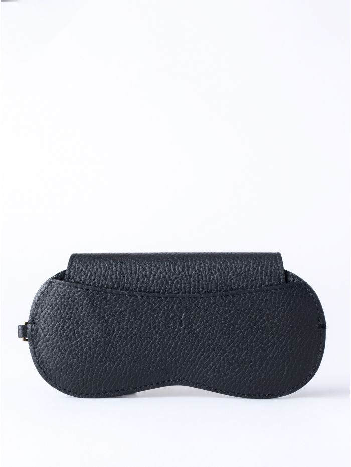 Tarraby Leather Glasses Case in Black