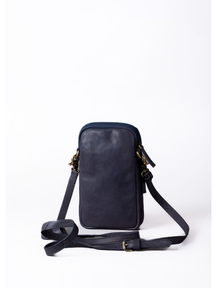 Harstone Leather Travel Bag in Blue