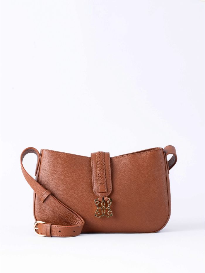 Dalston Leather Cross Body Bag in Tan