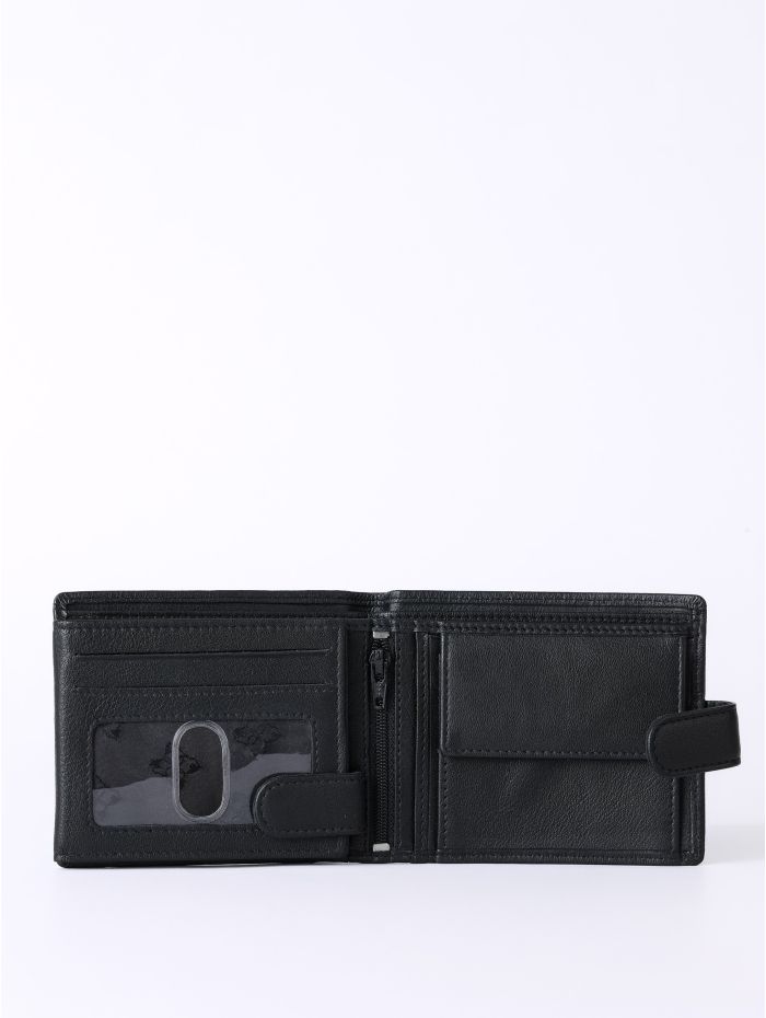 Burneside Leather Wallet in Black