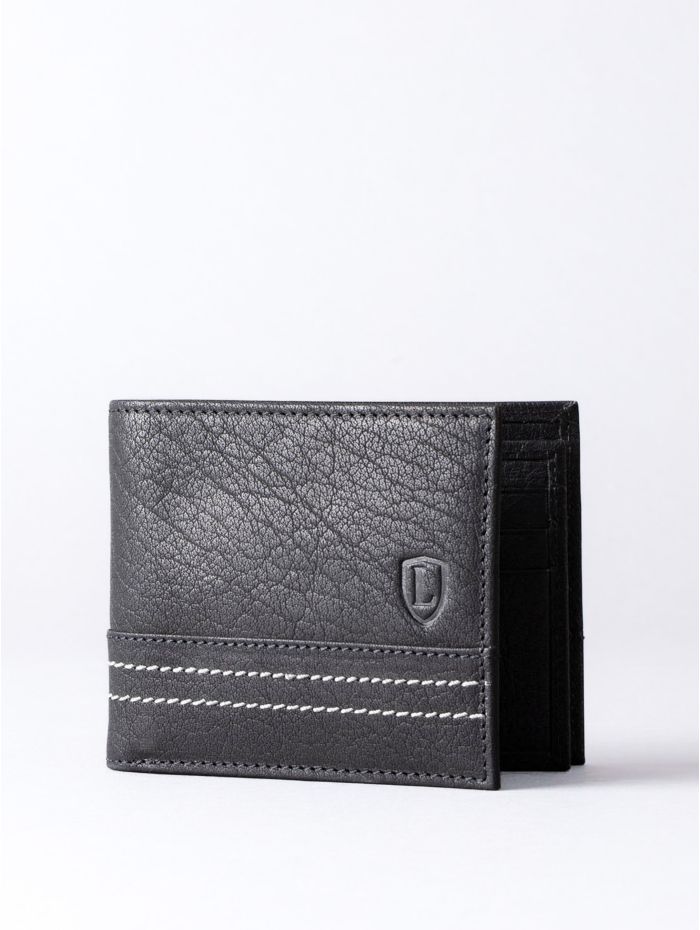 Keswick Leather Wallet in Black