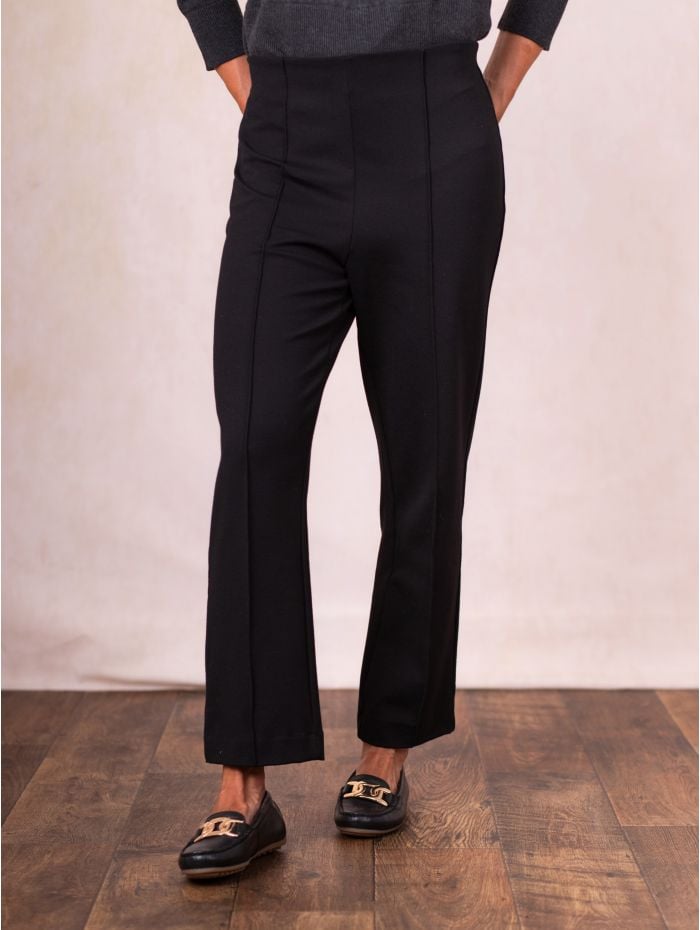 Marley Wide Leg Trousers in Black