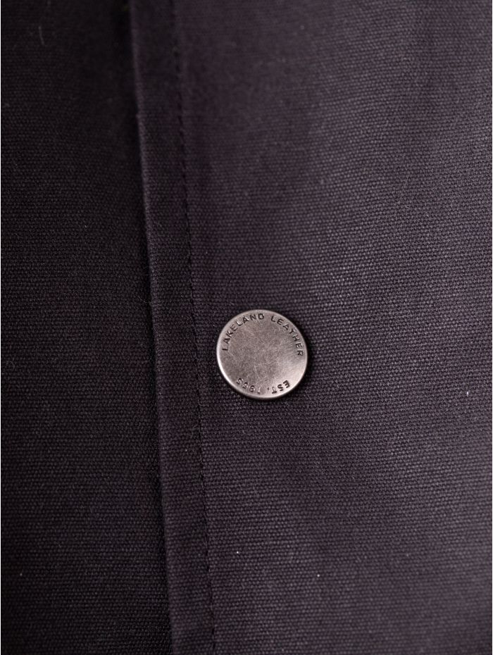 Coniston Wax Field Jacket in Black