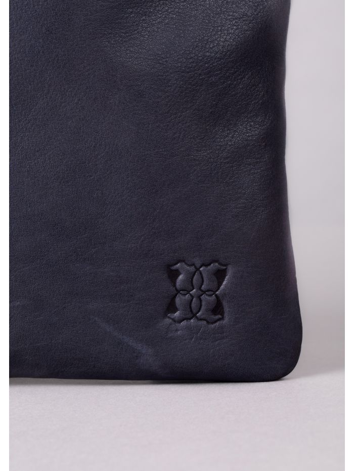 Harstone Mini Leather Cross Body Bag in Blue
